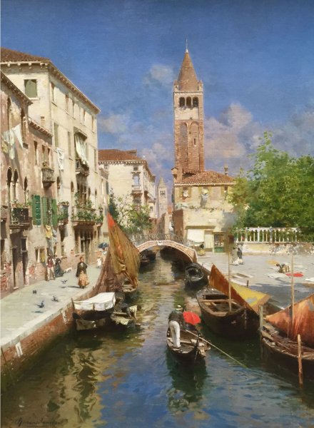 Венеция коричневая картина