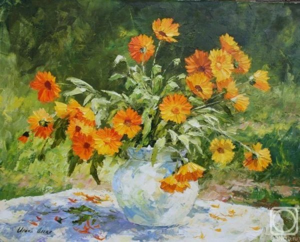 Художник Бузин календула