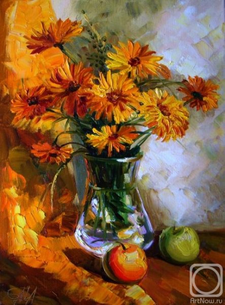 Художник Бузин календула