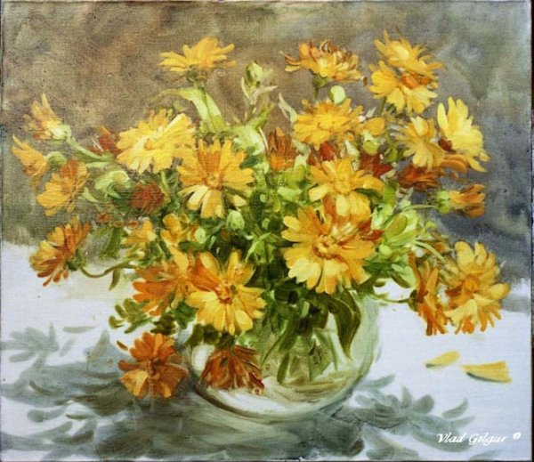 Художник Бузин календула