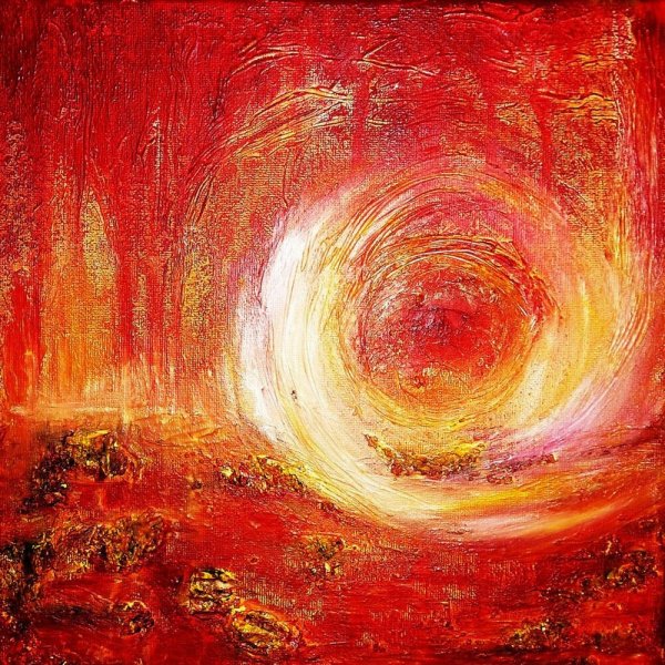 Солнце картины художников