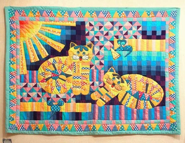 Лоскутное шитьё техника мозаика