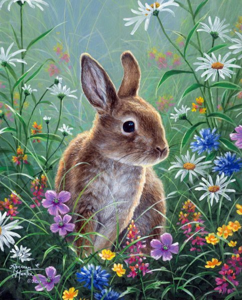 Заяц картины художников
