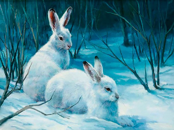 Картина кролик Яна Мовчан