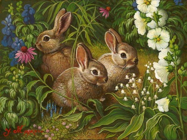 Кролик арт