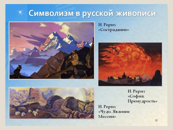 Русский художник Рерих картины символизм