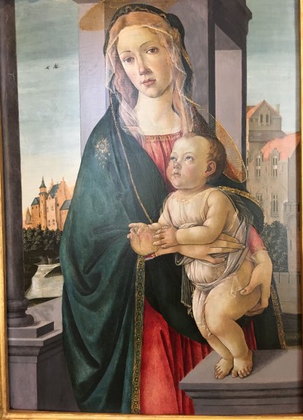 Сандро Боттичелли Мадонна с гранатом