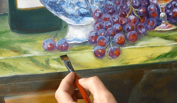 Лессировка маслом техника