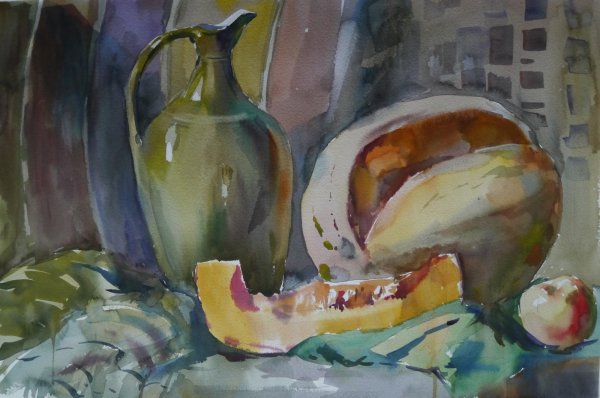 Игорь Каплун акварель натюрморт