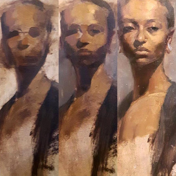 Портрет Алла Прима