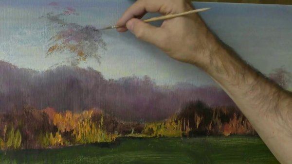 Подмалёвок в живописи маслом на холсте