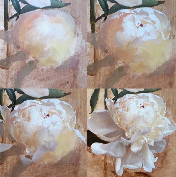 Академическая живопись портрет гризайль