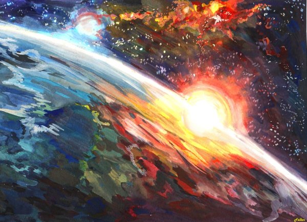 Космос живопись