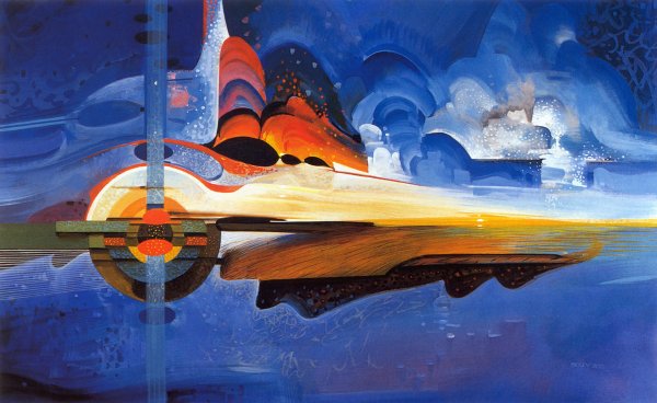 Космическая живопись а Леонов и а Соколов