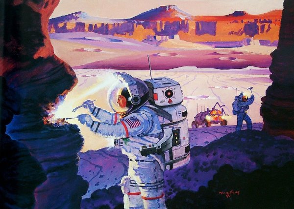 Планеты красками