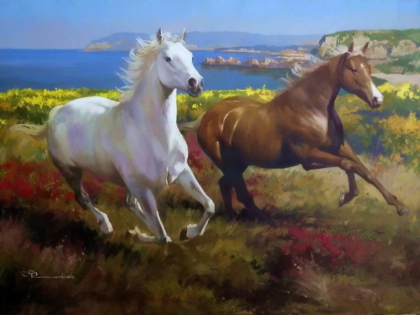 Спартако Ломбардо лошади