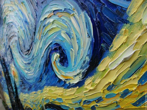 Ван Гог пастозная живопись