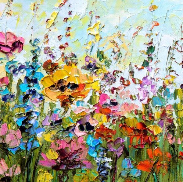 Анфиногенов натюрморт мастихином