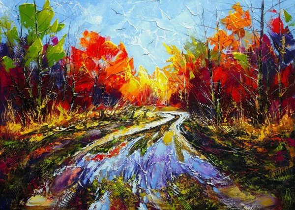 Пастозная техника масляной живописи