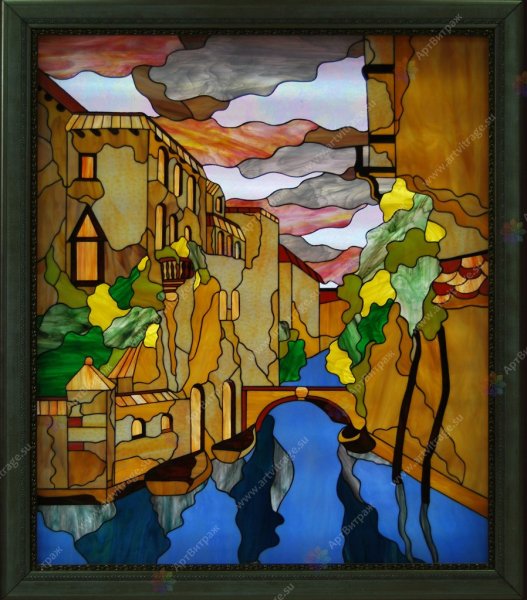 Витраж красками