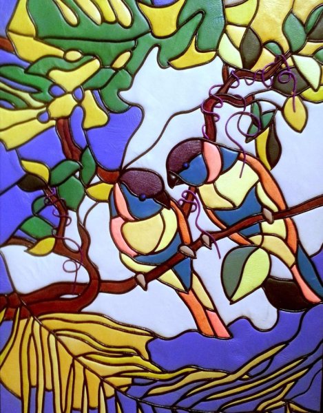 Необычный витраж