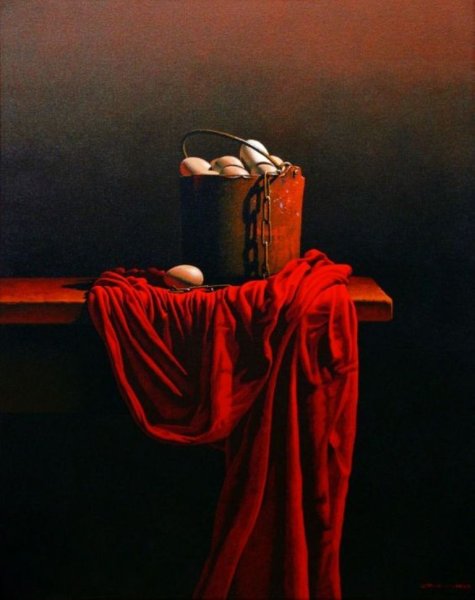 Этюд драпировки со складками