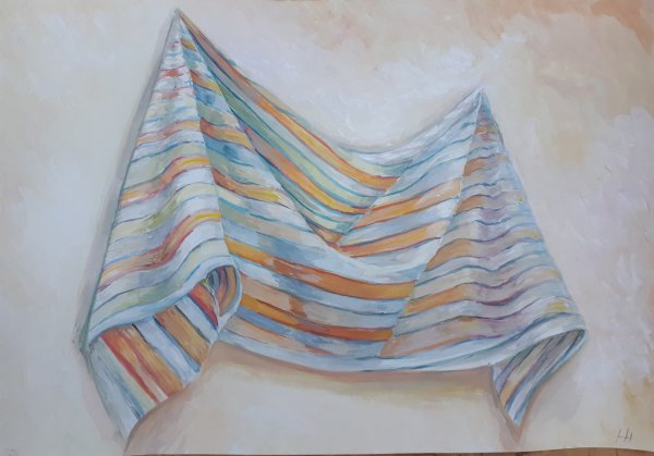 Драпировка живопись маслом