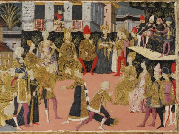 Беллини процессия на площади Сан-Марко