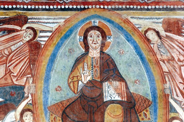 Романская живопись средневековья миниатюра