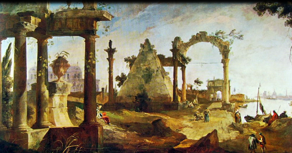 Руины на картинах Каналетто