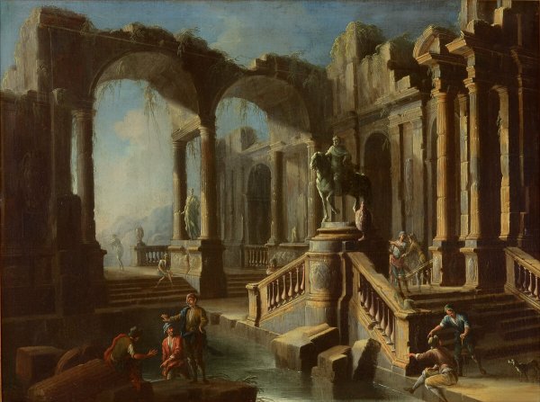 Юбер Робер античные развалины