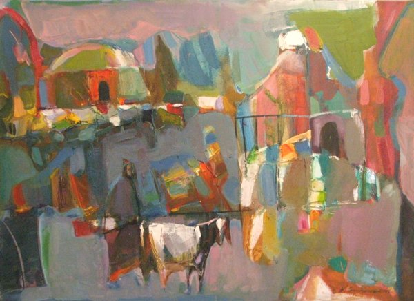 Гончарова Пьеро и Коломбина автопортрет с Ларионовым