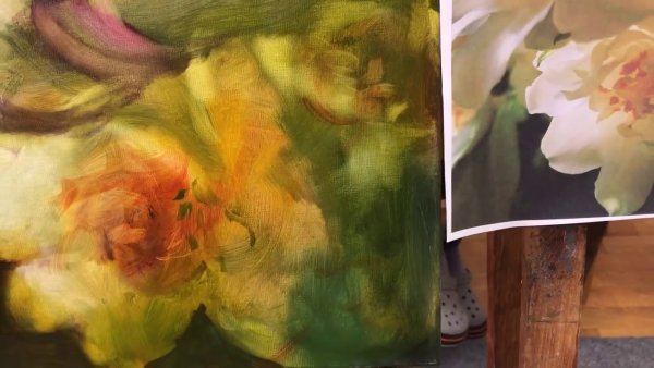 Махнев Юрий акварель натюрморт