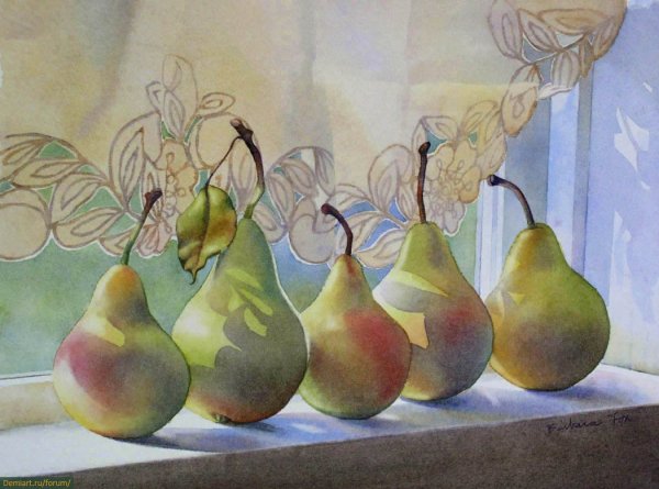 Аля Прима лессировка