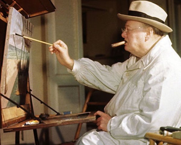 Черчилль рисовал картины