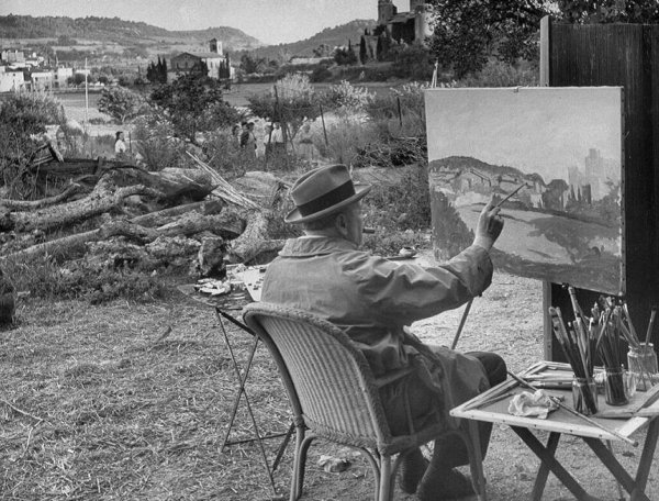 Уинстон Черчилль художник