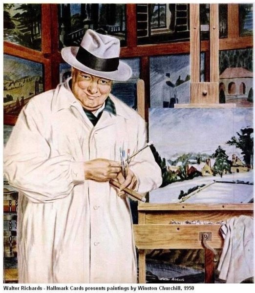 Черчилль художник