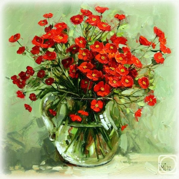 Мария Павлова художник цветы