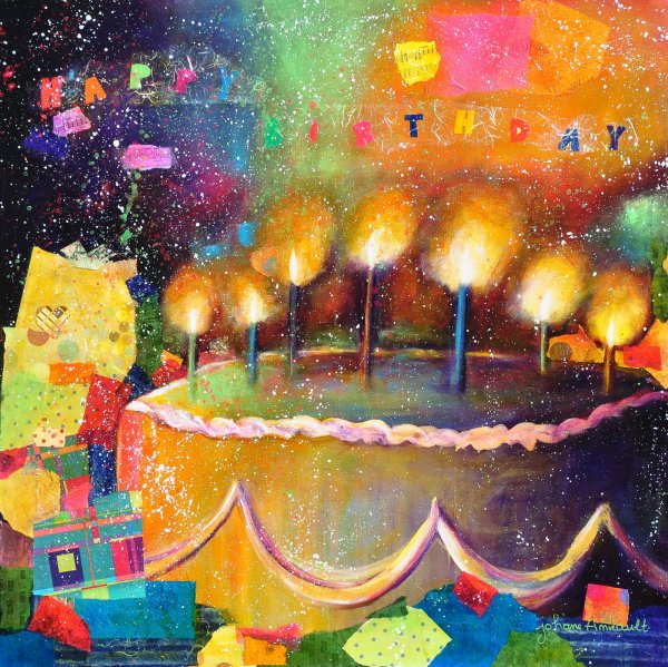 С днём рождения художнице