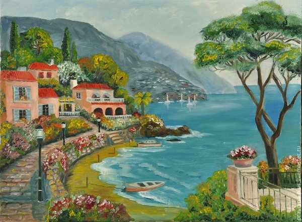 Живопись маслом пейзажисты Италии