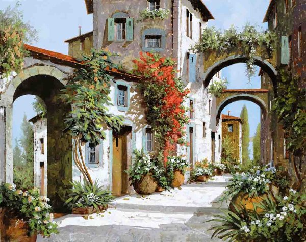 Guido Borelli итальянский художник