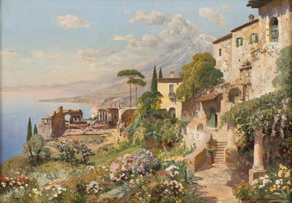 Итальянские пейзажи в живописи Алоис арнеггер
