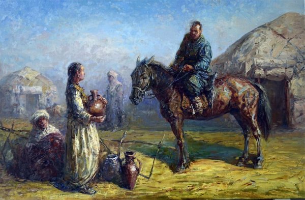 Кыргызы похищение невесты в живописи