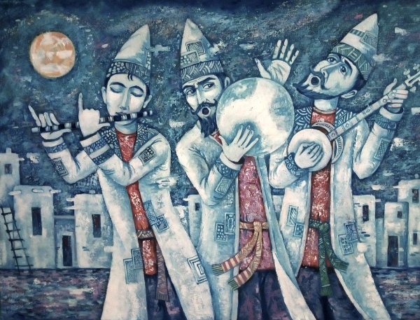 Казахи живопись