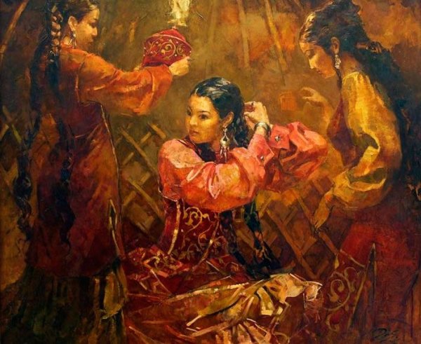 Художник Досбол касымов Казахстан