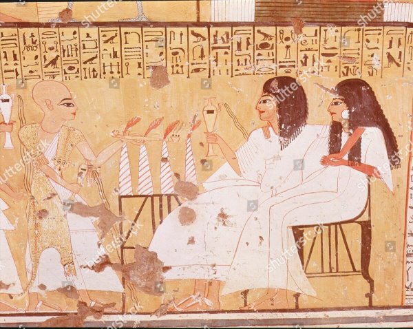 Древний Египет фрески живопись