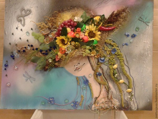 Флористический коллаж