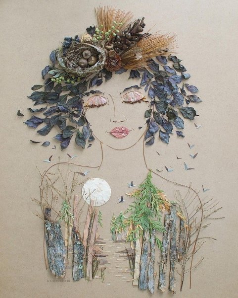 Девушки из сухих цветов