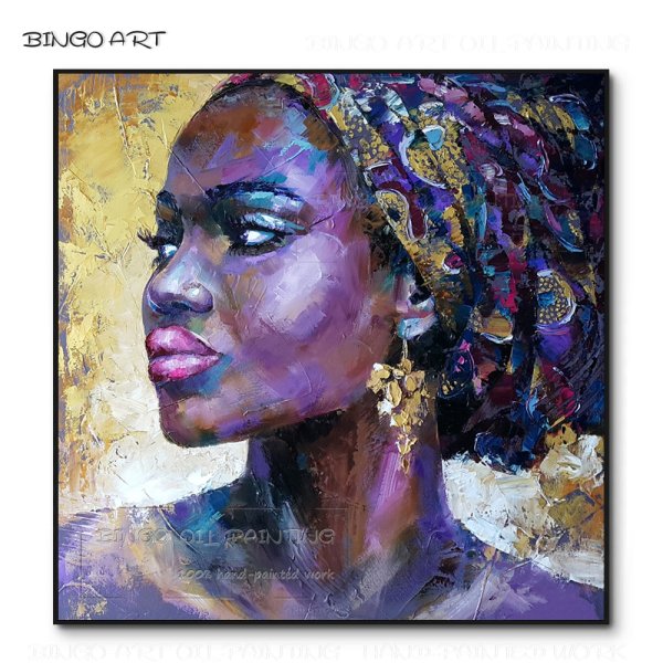 Картина «африканка» Энджи Браун