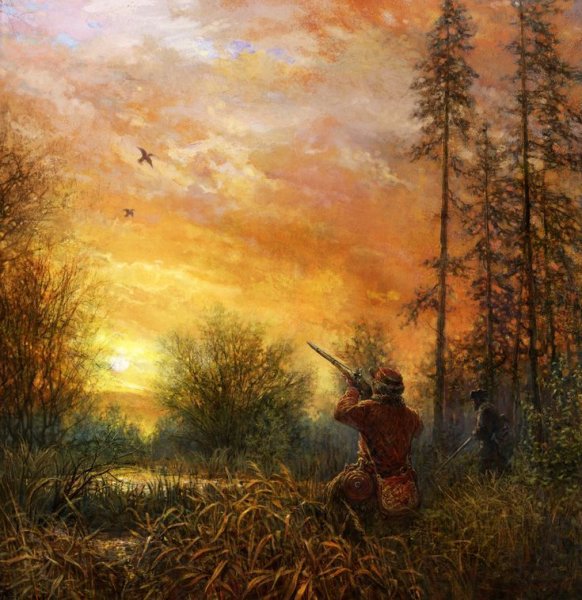 Утиная охота картины художников